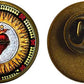 Handmade Sacred Heart of Jesus Brass Brooch/Pin
