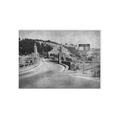 Gold Beach Greeting Card - Isaac Patterson Bridge at the Mouth of the Rogue River (E)