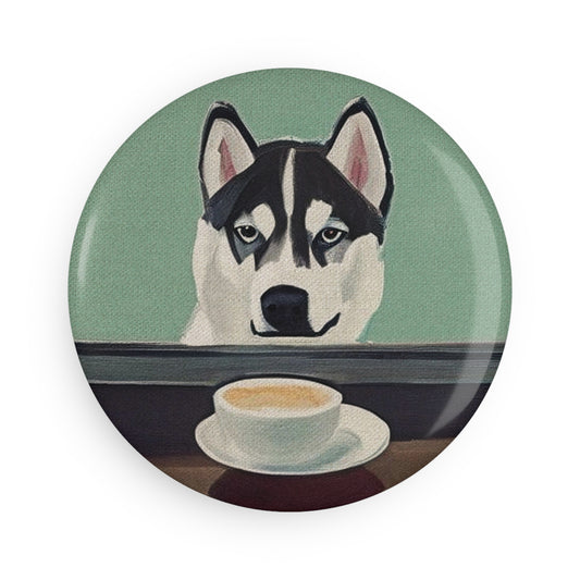 Collectable Siberian Husky AKC Rescue Dog Magnet