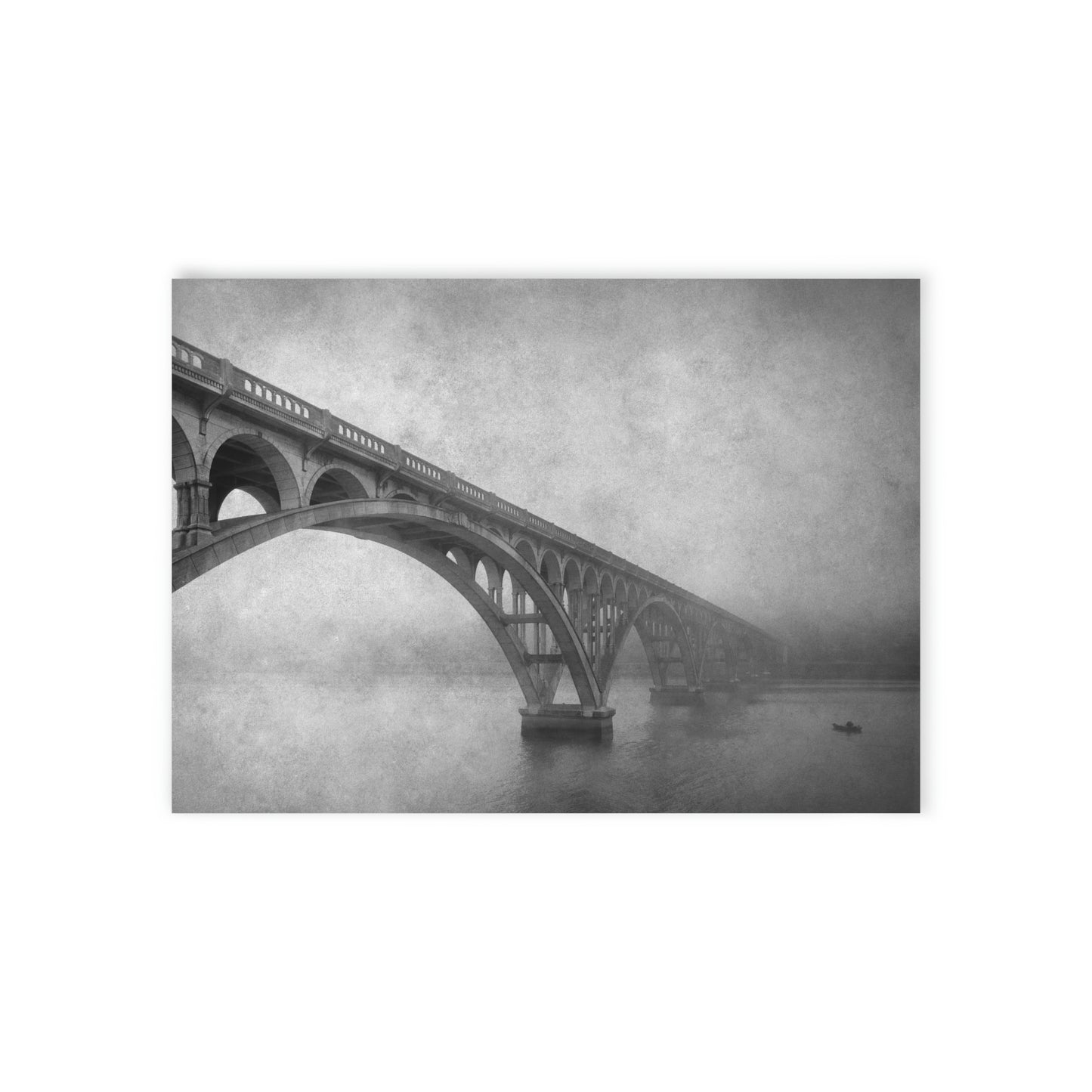 Gold Beach Greeting Card - Isaac Patterson Bridge at the Mouth of the Rogue River (F)