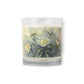 Glass Jar Soy Wax Floral Decorative Candle - #6 - Christi Studio